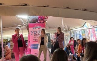 Dorothee Wiebe auf der Bühne